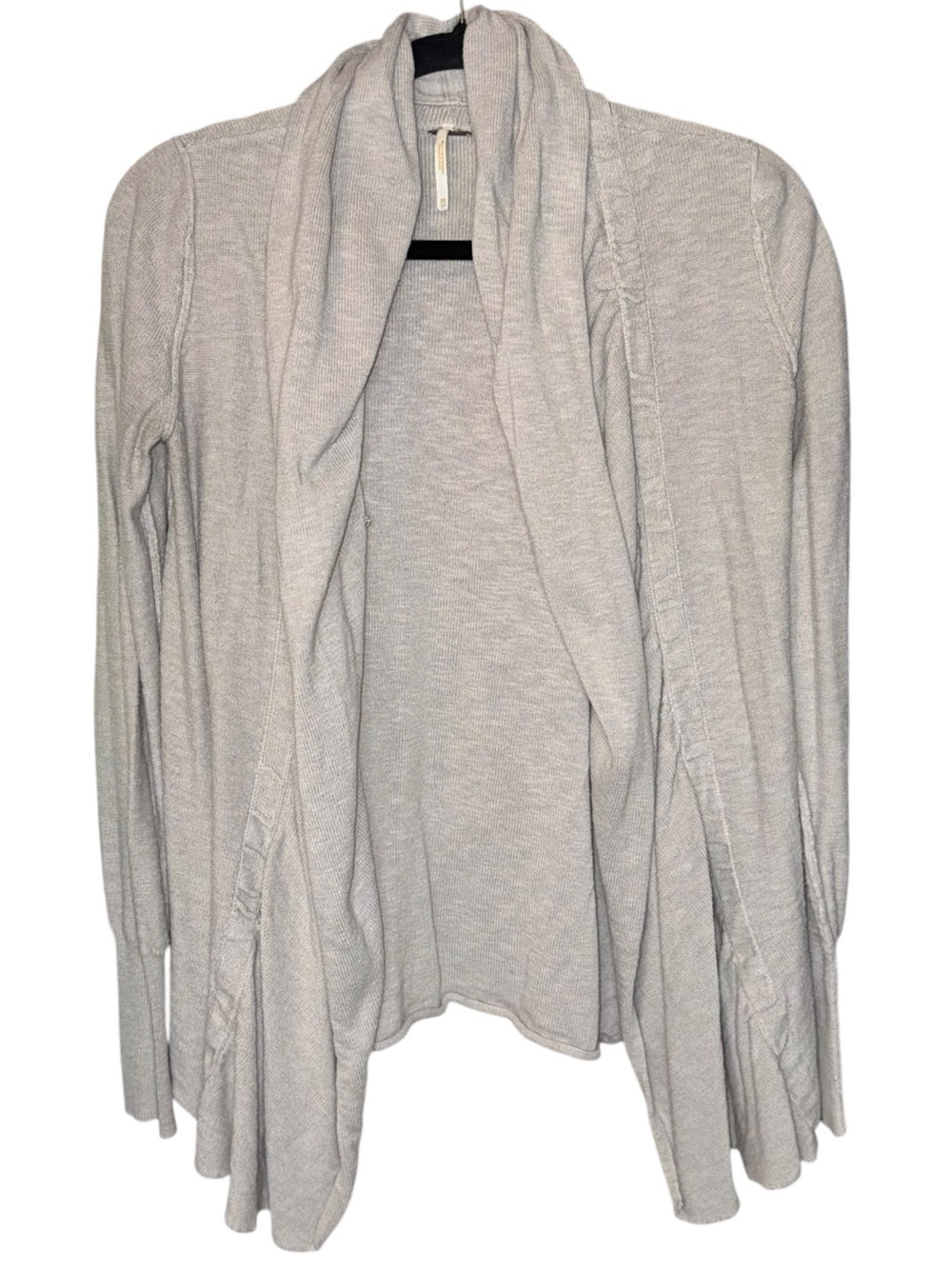 FREE PEOPLE Taupe Open Knit Cardigan Size Extra Small